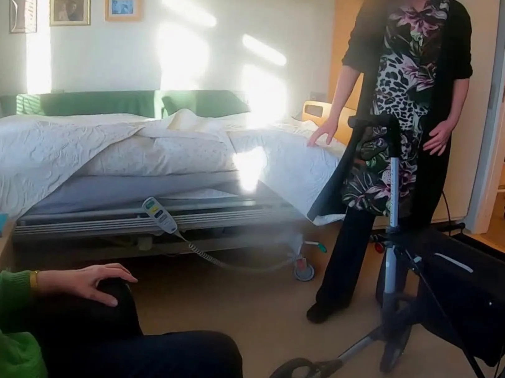 Interview notes and photos from the care home visits