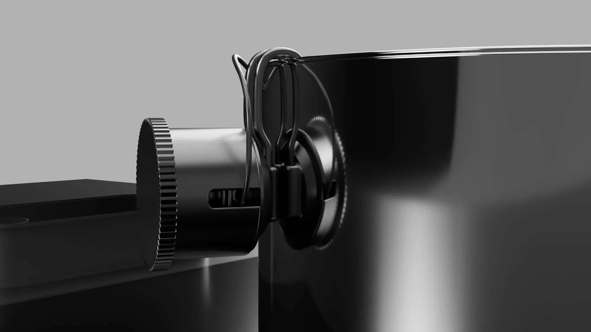 Detail render of the probe clipped to cookware