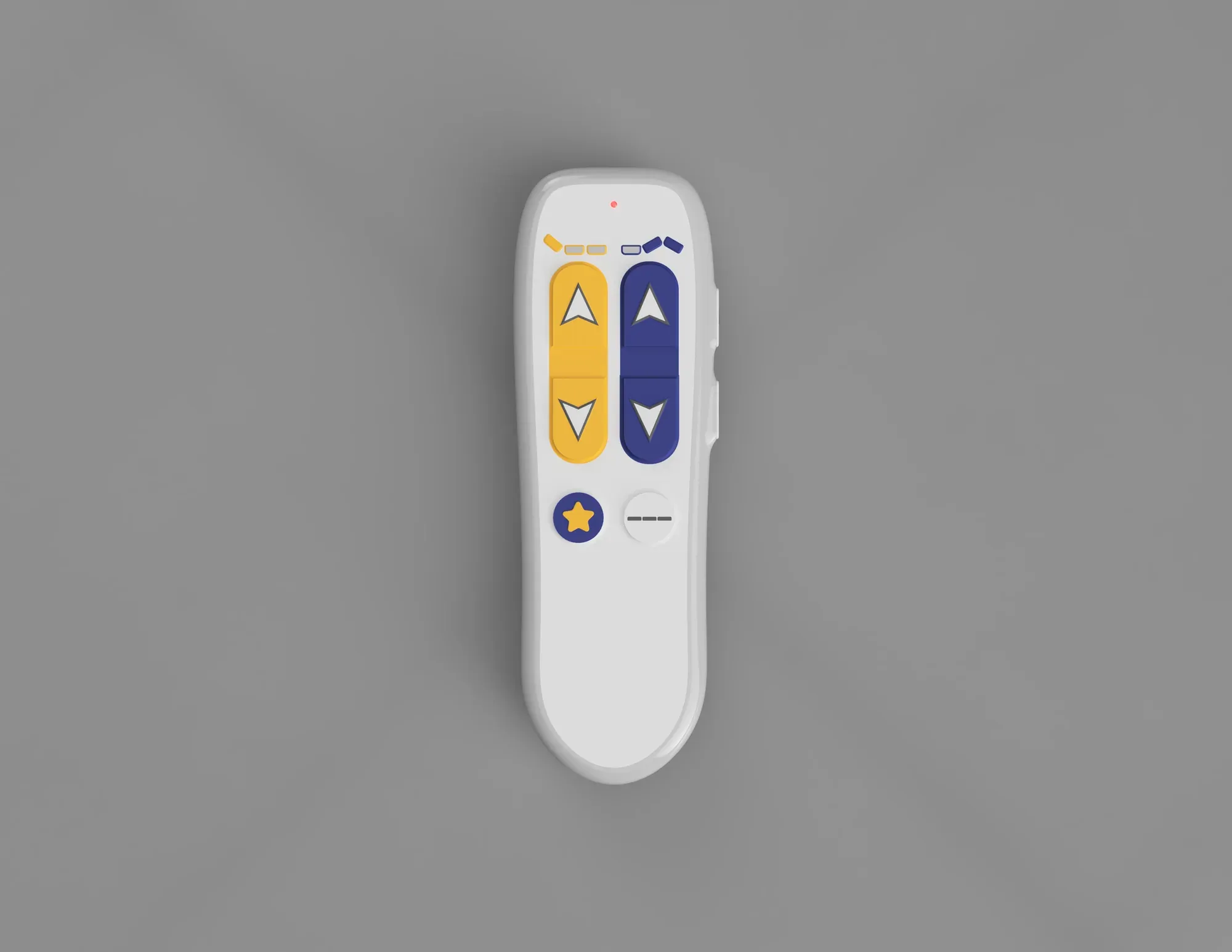 Concept exploration of the button layout